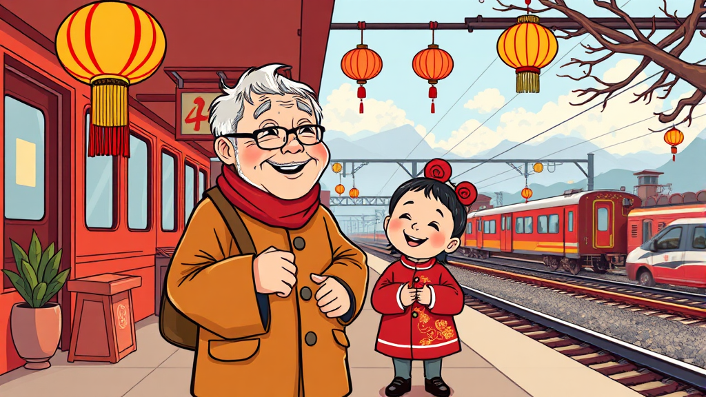 교통약자 사전 예매 안내 (cartoon 스타일)