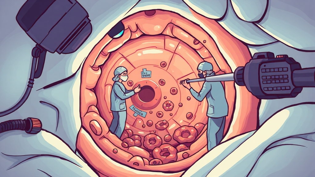 식도암 치료 방법, 무엇이 있을까요? (illustration 스타일)