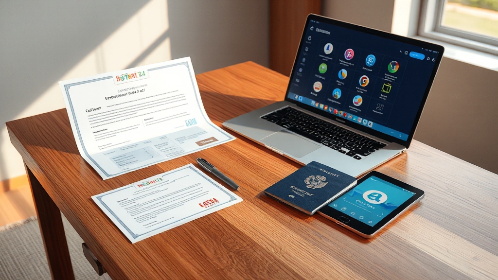 증명서 활용 꿀팁 대방출 (realistic 스타일)