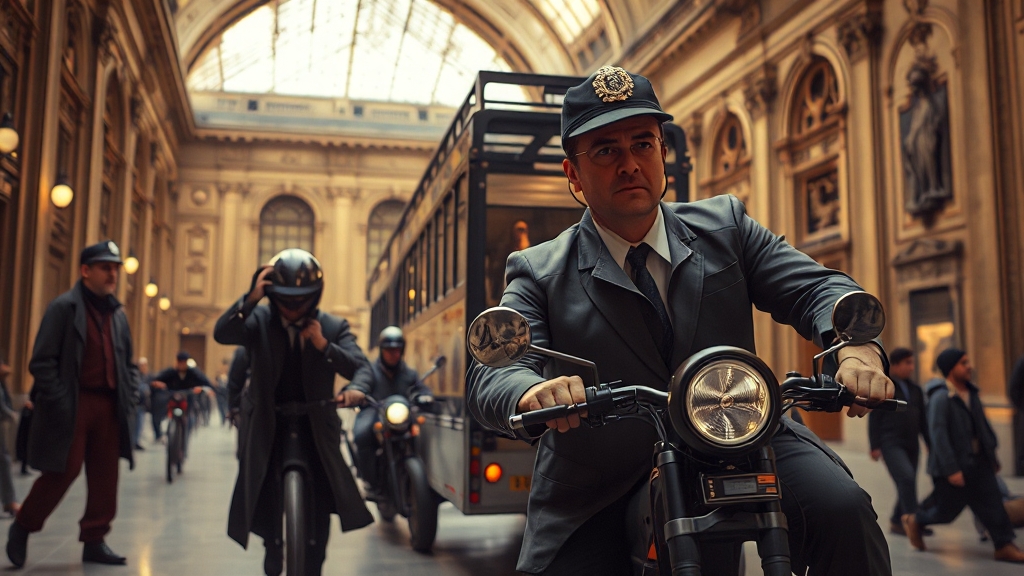 사건 개요: 영화 같은 도난 (realistic 스타일)