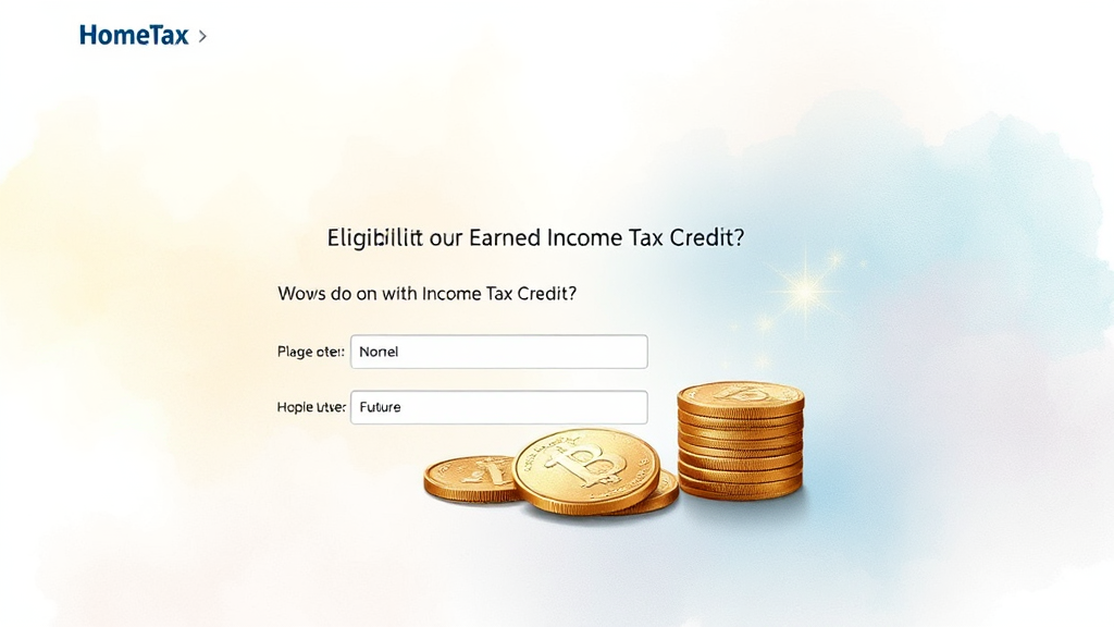 근로장려금 대상자 조회: 내가 받을 수 있을까? (watercolor 스타일)