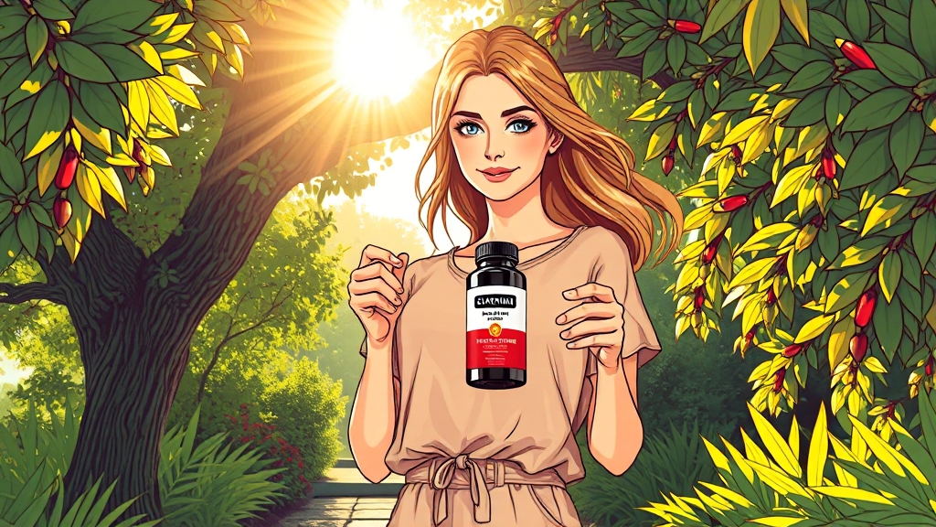 30대를 위한 필수 비타민 & 영양제 (illustration 스타일)