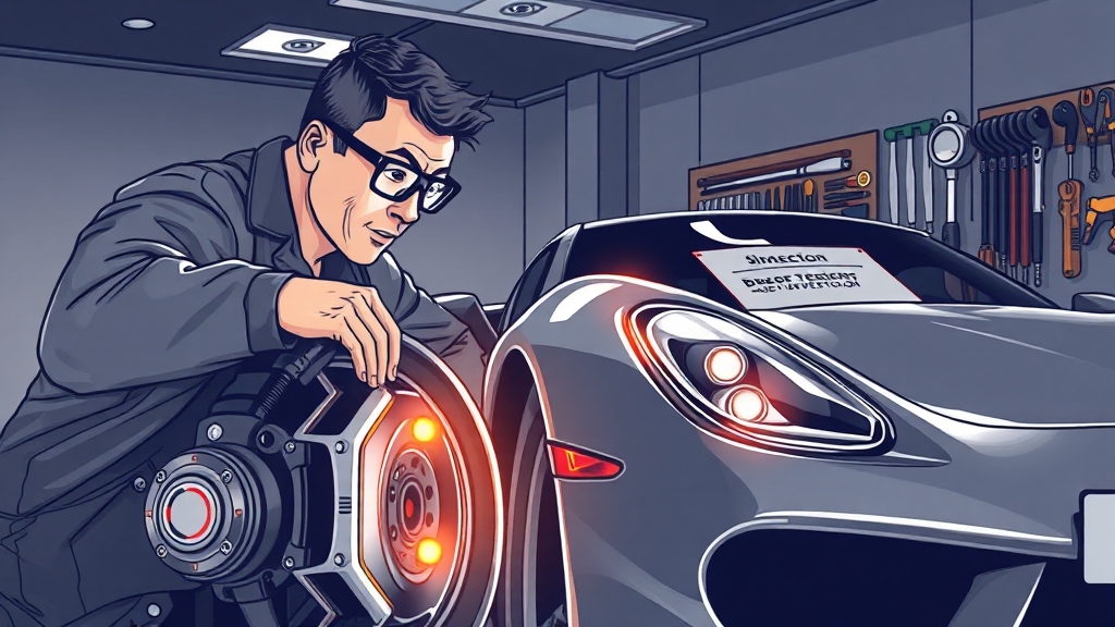 내 차는 어떤 검사를? 종류와 주기 (illustration 스타일)