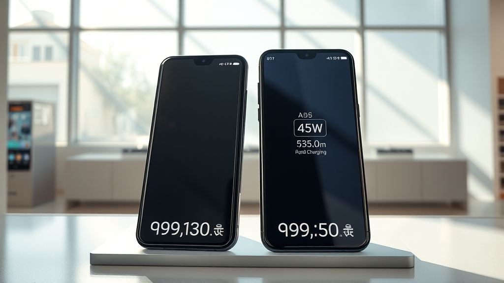 갤럭시 A36 vs 갤럭시 A35: 비교 분석 (realistic 스타일)