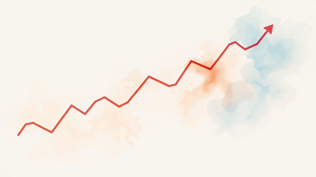 최근 주식 시장 동향 (watercolor 스타일)