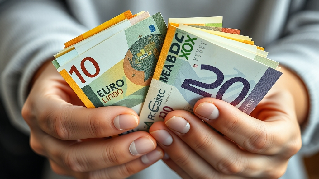 환전 후 수령 방법 및 주의사항 (realistic 스타일)