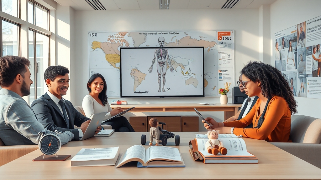 교육 과정, 어떤 내용이 담겨 있을까요? (realistic 스타일)