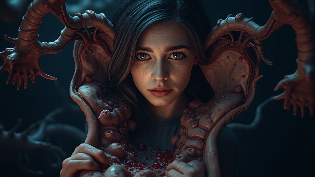 갈색 냉, 원인은 무엇일까요? (illustration 스타일)