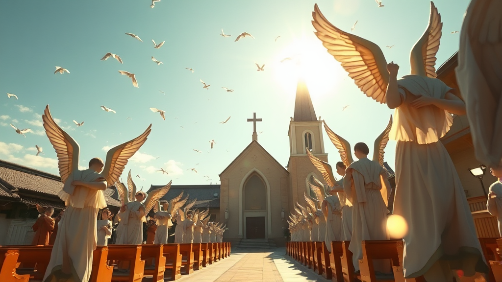 장례 일정, 천주교 예식으로 진행 (realistic 스타일)