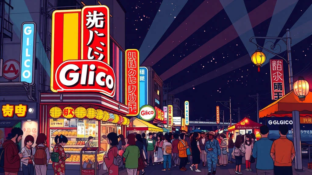 1일차: 난바, 도톤보리 완전 정복 (cartoon 스타일)