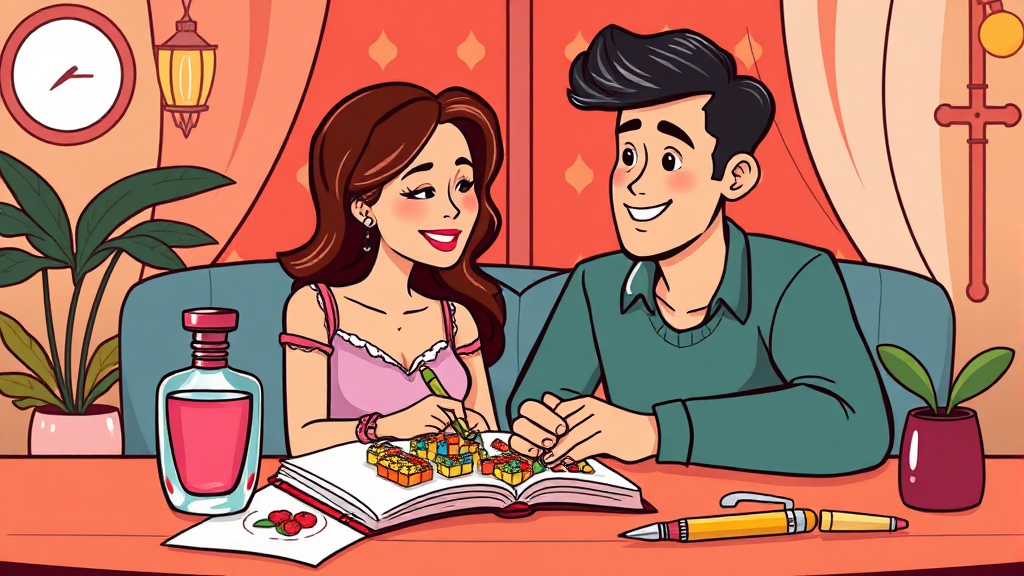 관계별 선물 선택 기준 (cartoon 스타일)