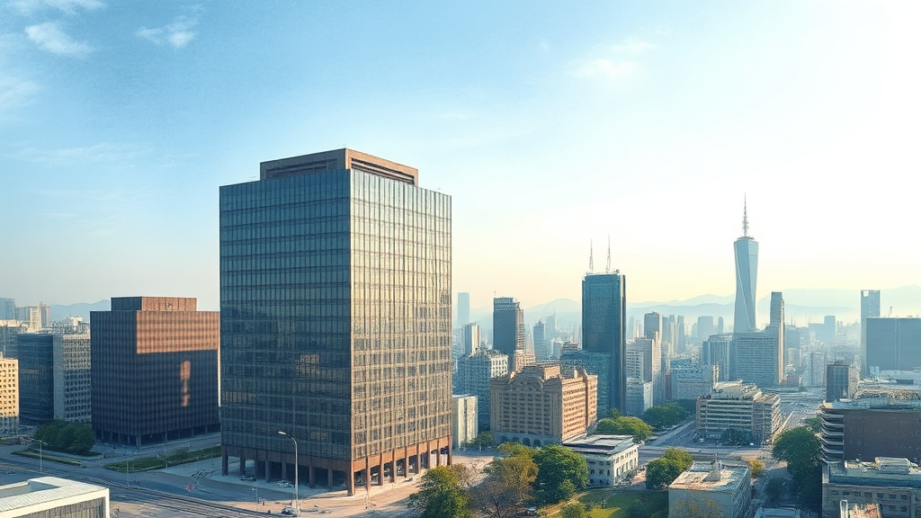 공공기관 지방 이전이 서울 오피스 시장에 미치는 영향 (watercolor 스타일)