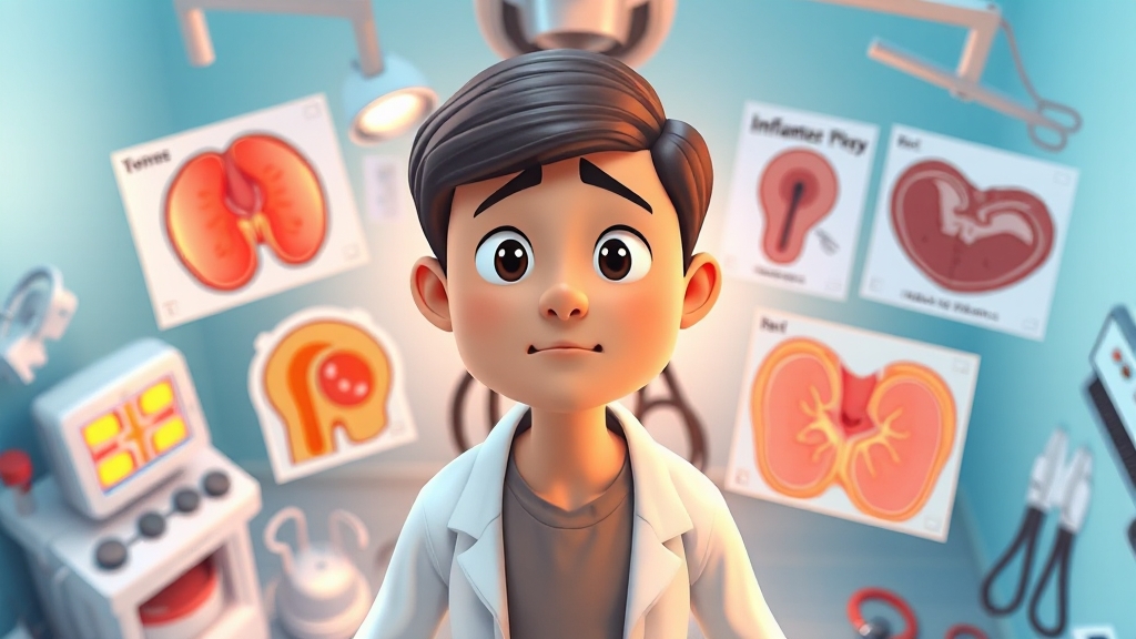 병원에서는 어떻게 치료할까? (cartoon 스타일)