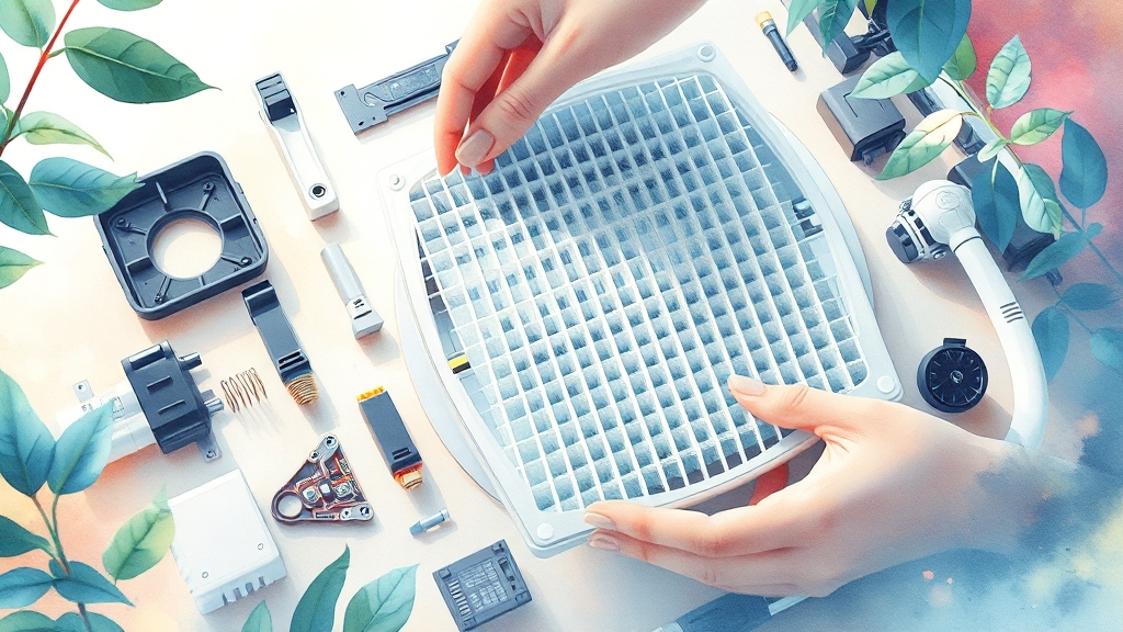 완벽한 재조립 및 성능 점검 (watercolor 스타일)