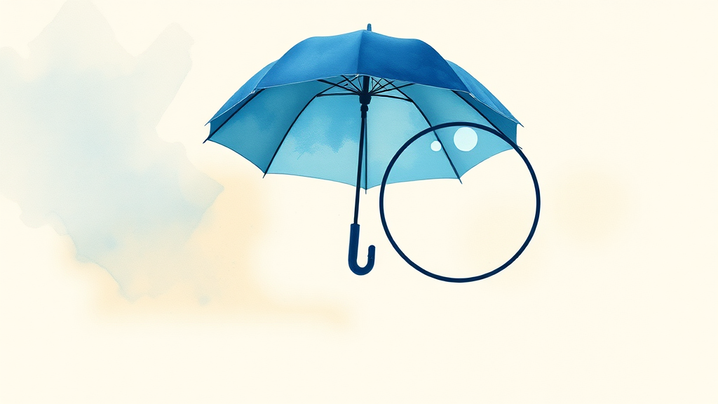 종신보험 가입 시 꼭 확인해야 할 사항 (watercolor 스타일)