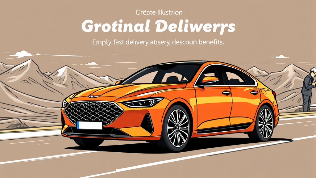 출고 기간 및 시장 현황 (illustration 스타일)