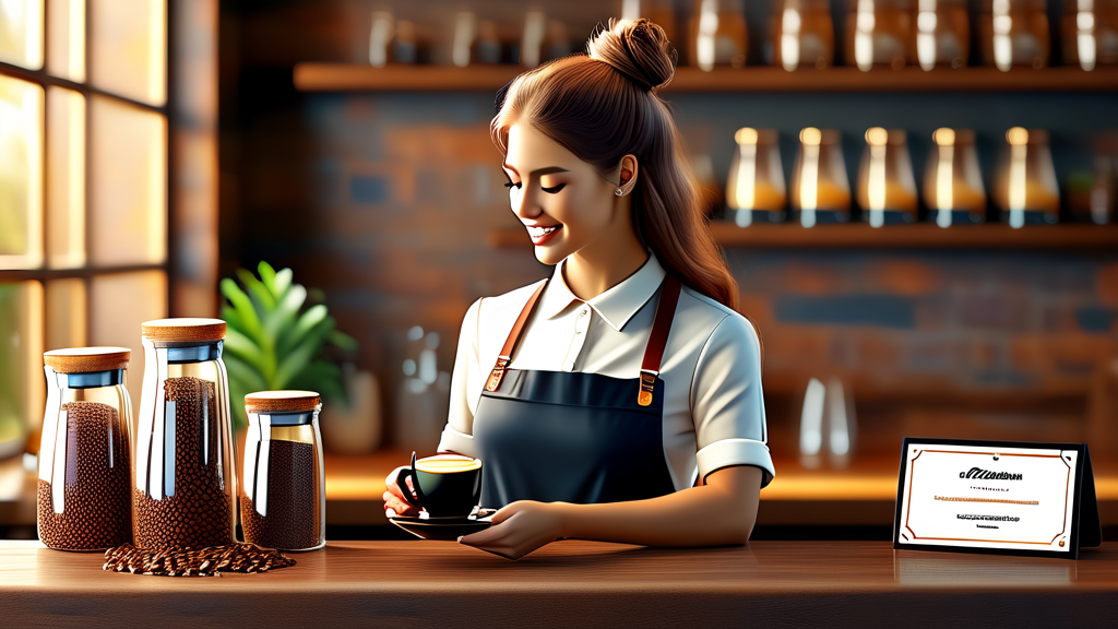 바리스타 자격증 시험, 어떻게 준비해야 할까? (realistic 스타일)