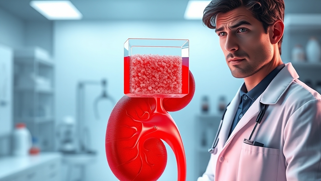 단백뇨, 왜 위험할까요? (realistic 스타일)