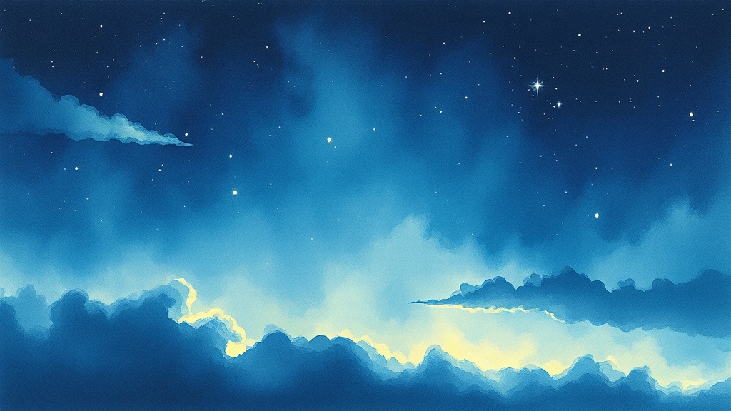 꿈 해몽, 왜 중요할까요? (watercolor 스타일)