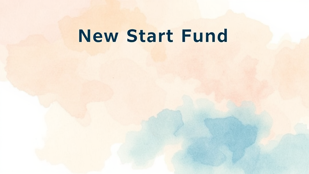 새출발기금, 신청 시 주의해야 할 점은? (watercolor 스타일)