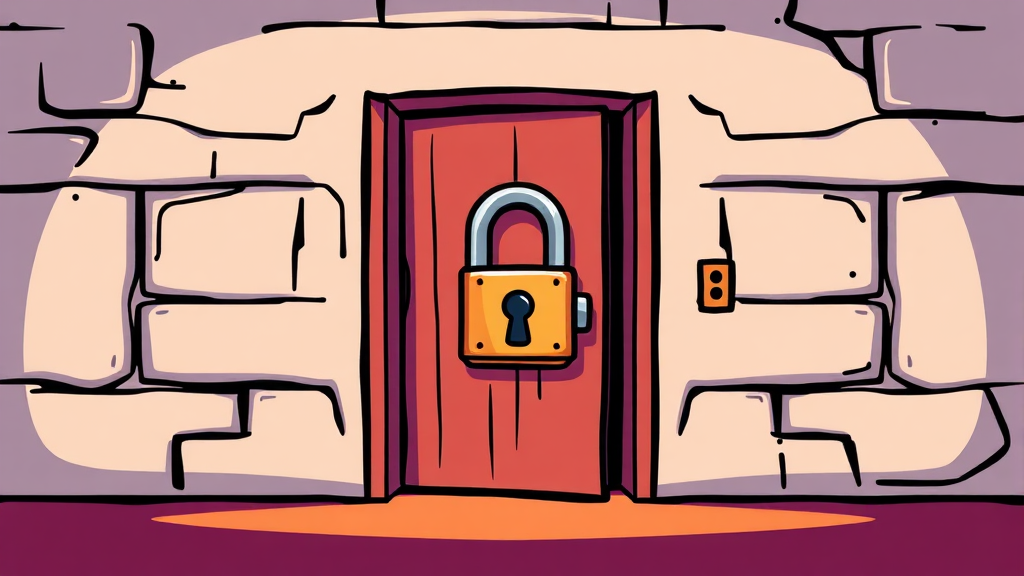 개인정보 보호 (cartoon 스타일)