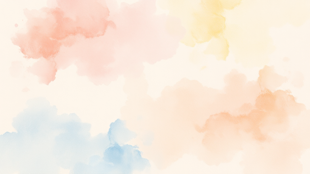 5세대 실손보험 핵심 특징 (watercolor 스타일)