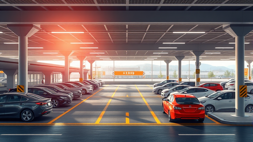 김해공항 주차 요금 상세 안내 및 시간별 요금 비교 (realistic 스타일)