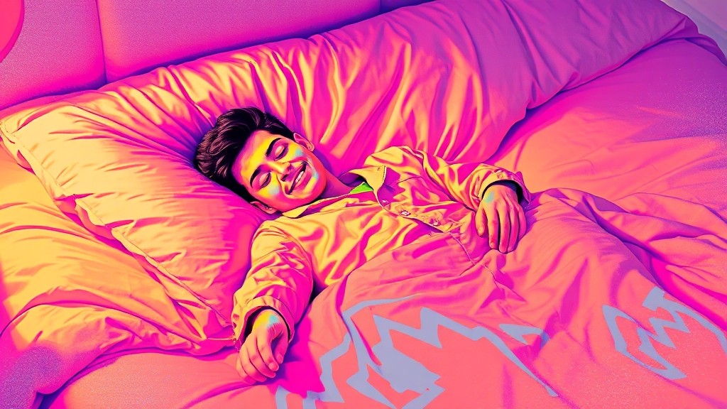 숙면, 건강한 삶의 시작! (popart 스타일)