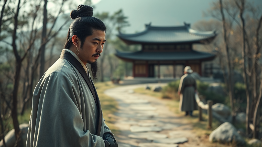 영월 청령포, 영화 <왕과 산 남자>의 감동을 재현하다 (realistic 스타일)