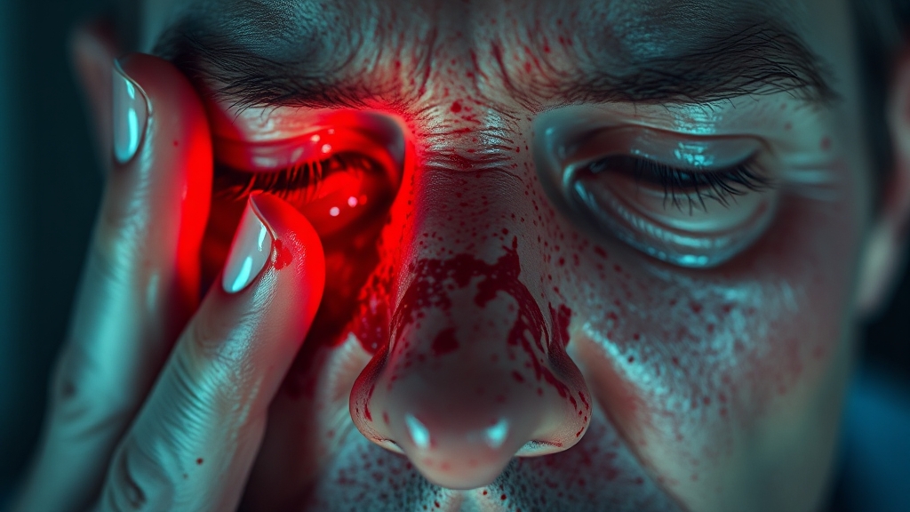 주요 증상, 꼼꼼히 확인! (realistic 스타일)