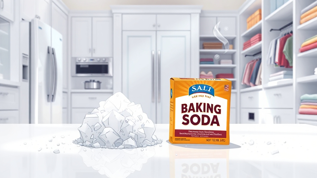 굵은 소금 & 베이킹소다 활용법 🧂 (cartoon 스타일)