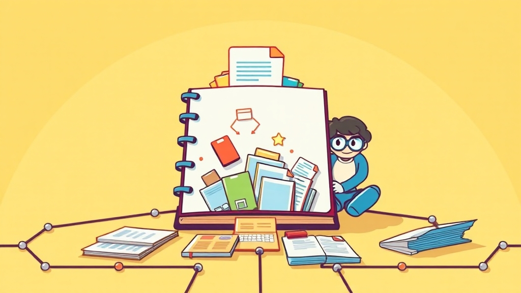 문서 업로드 및 관리 (cartoon 스타일)