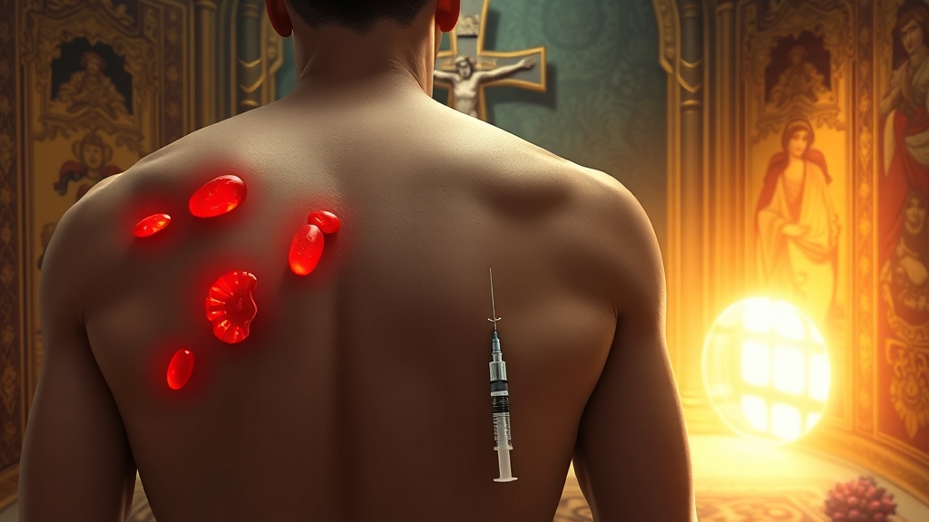 대상포진, 어떻게 치료해야 할까요? (illustration 스타일)