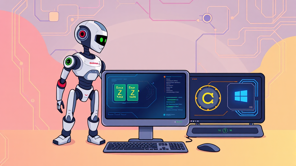 엔비디아 그록3, 삼성전자 파운드리로 AI 칩 혁신 이끈다 9 AI 로봇과 컴퓨터의 미래: 협력하는 기업들과 기술 동향 (cartoon 스타일)