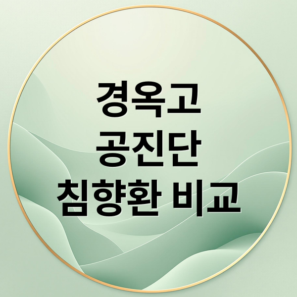경옥고
공진단
침향환 비교 (경옥고 공진단 침향환 차이점)