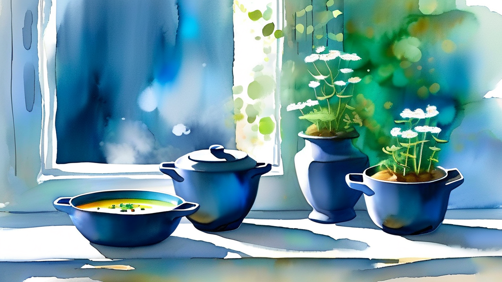 주의사항 및 행운 상승 팁 (watercolor 스타일)