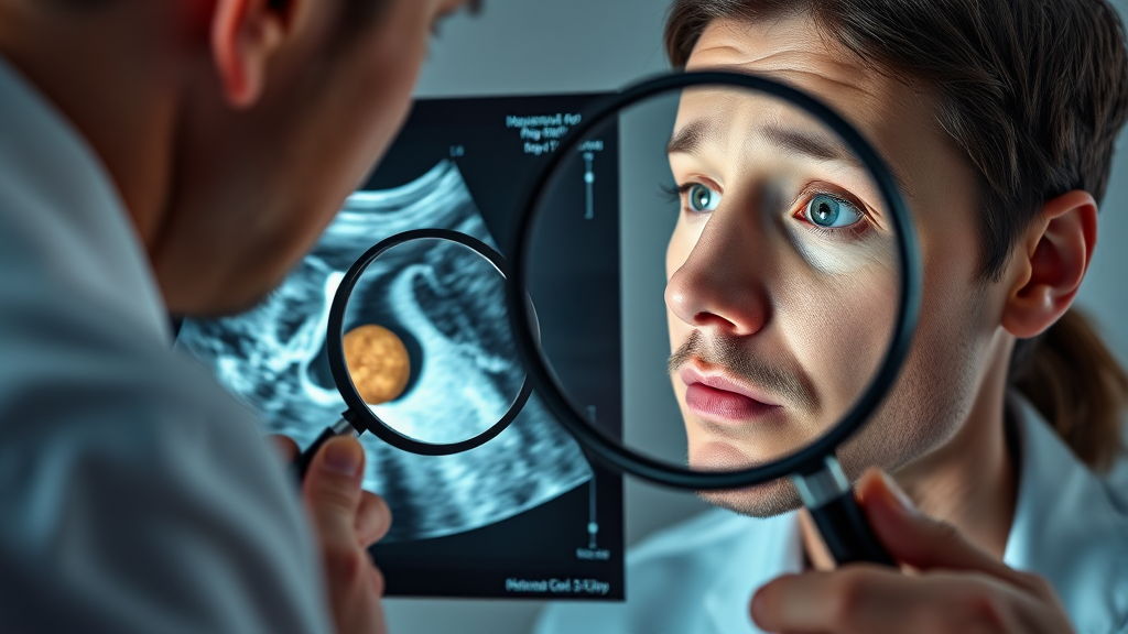 갑상선 결절, 암일 가능성은? (realistic 스타일)