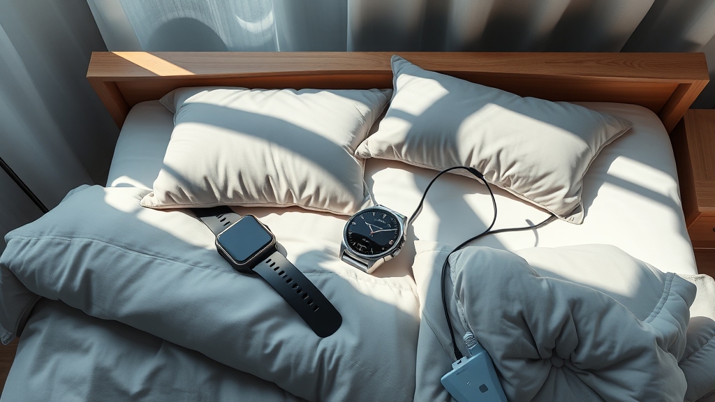 워치 vs 수면다원검사 (realistic 스타일)