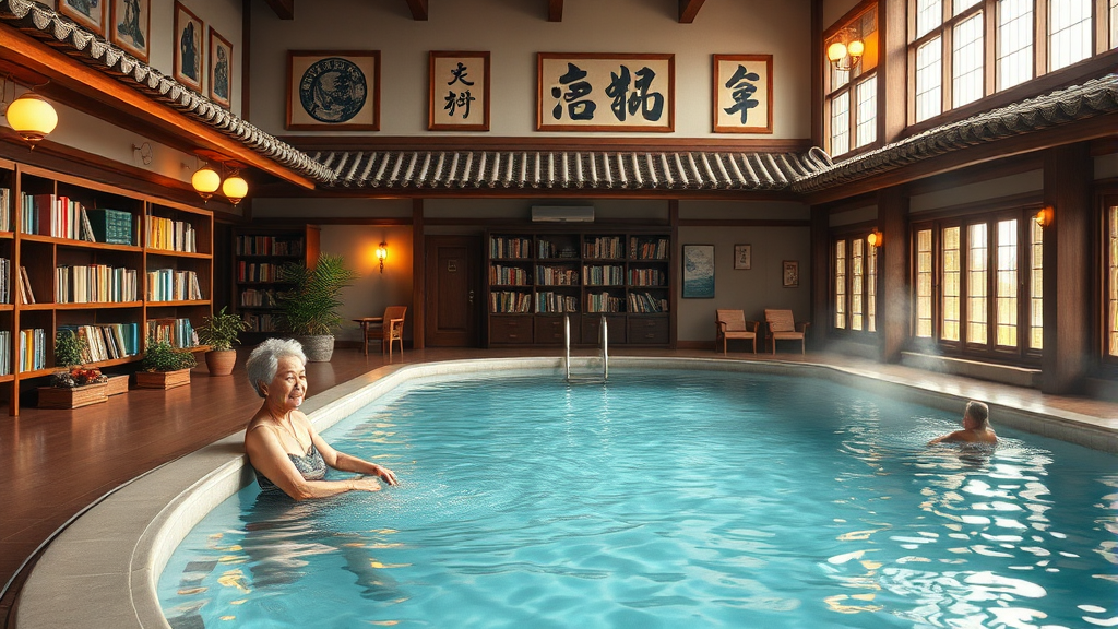 주요 시설 및 서비스 안내 (realistic 스타일)