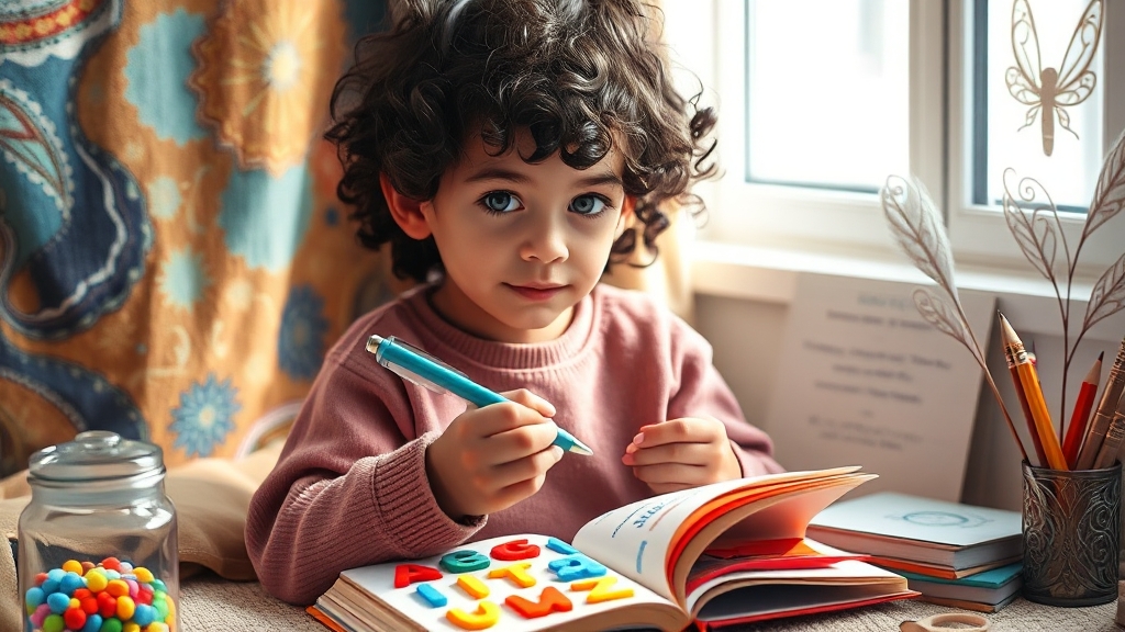 난독증, 어떻게 치료하고 관리할까요? (realistic 스타일)