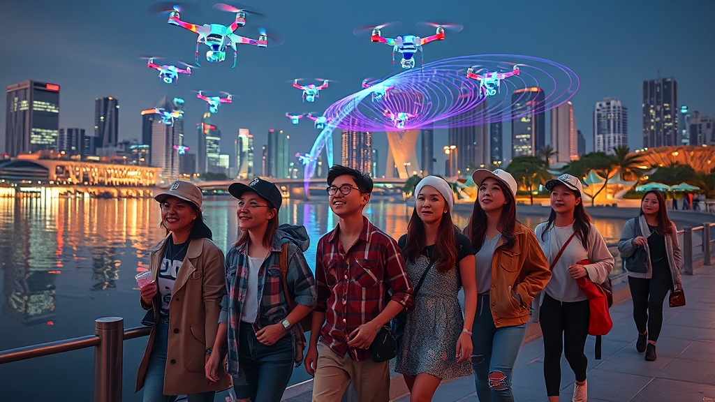 서울 핫플레이스 탐험 (realistic 스타일)