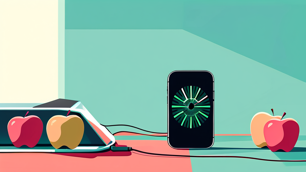 애플워치 배터리 문제, 원인 파악하기 (illustration 스타일)