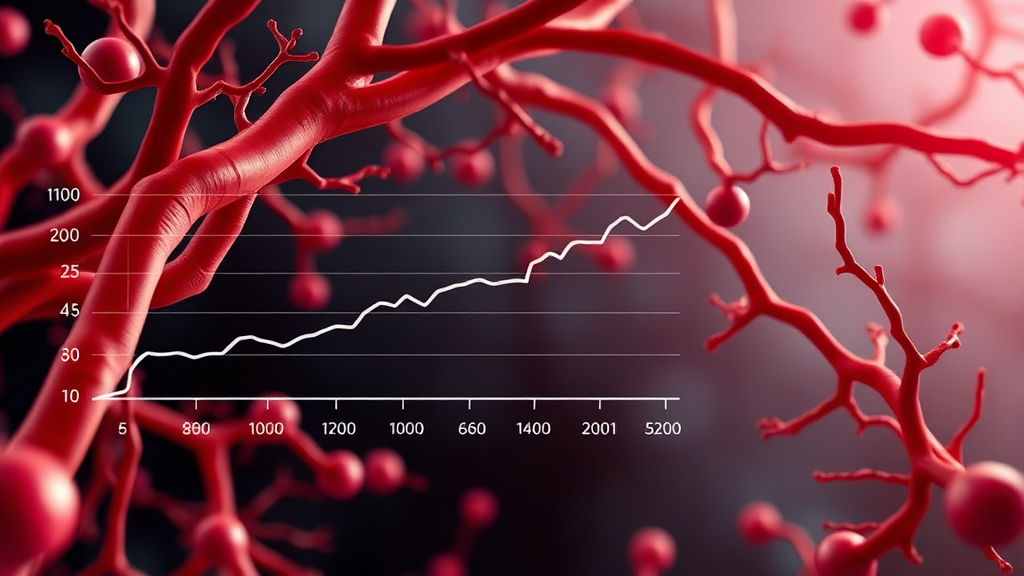 당화혈색소 수치별 의미와 위험성 파악하기 (realistic 스타일)