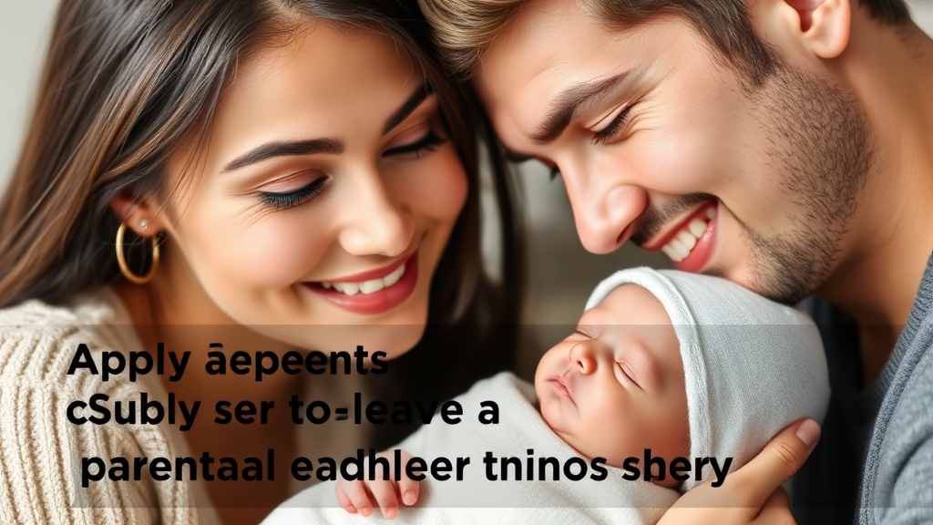 부모급여 신청 방법 및 유의사항 (realistic 스타일)