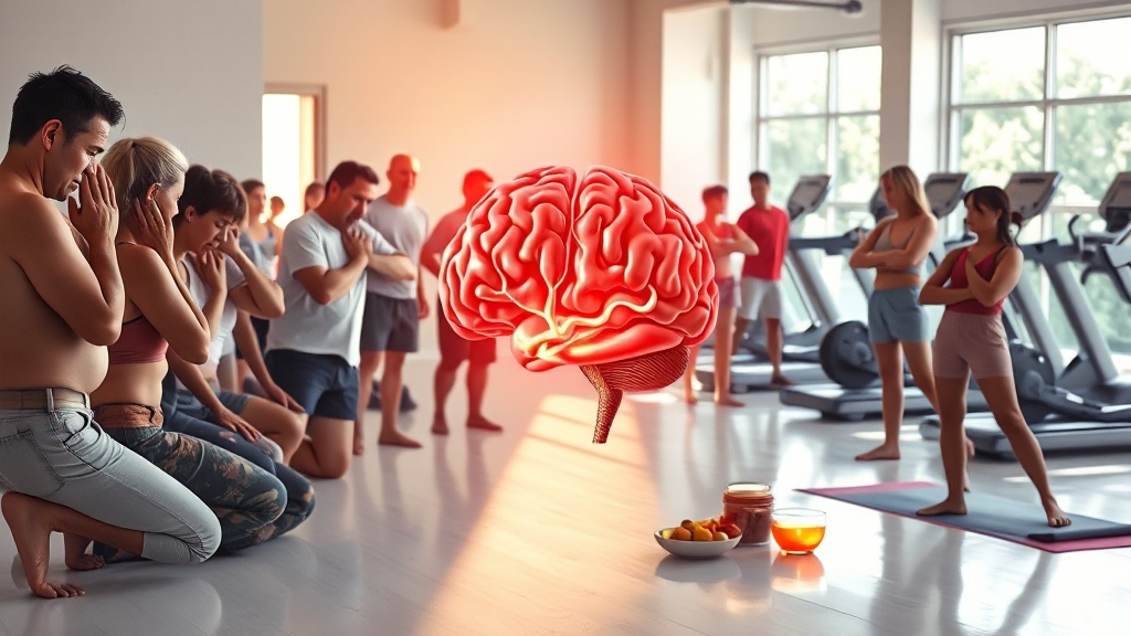 뇌 건강과 뒷골 통증 (realistic 스타일)