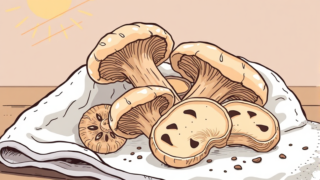 참송이버섯 손질법