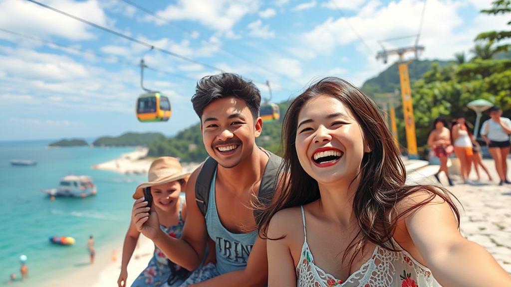 푸꾸옥 패키지 종류별 특징 비교 (realistic 스타일)