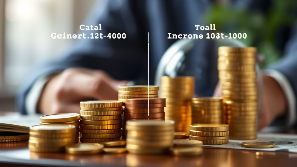 과세 대상의 명확한 구분 (realistic 스타일)