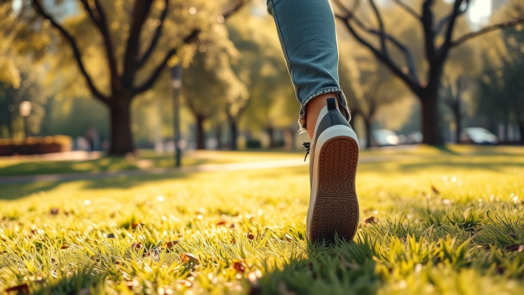 신발 기술력: 편안함의 비밀 (realistic 스타일)