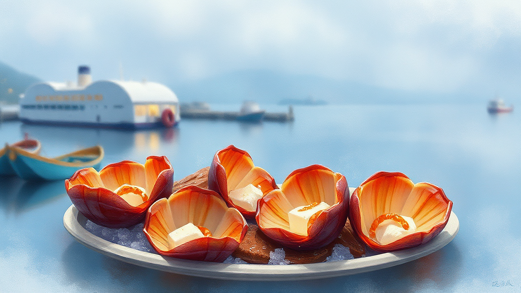 새조개 먹고 남당항 한 바퀴! (watercolor 스타일)